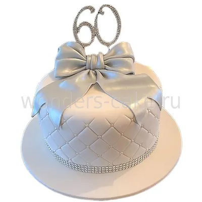 Белый свадебный торт одноярусный на заказ по цене 1050 руб./кг в  кондитерской Wonders | с доставкой в Москве