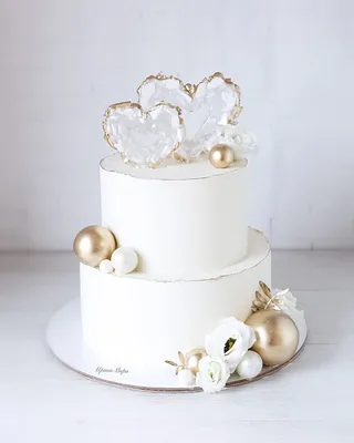 Небольшие свадебные торты (48 фото)