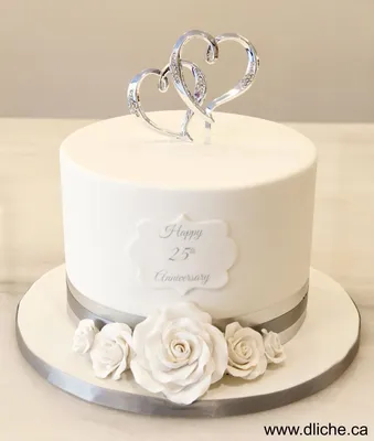 Свадебный торт с кольцами - 71 photo