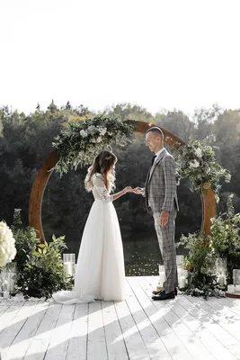 Свадьба на природе арка для церемонии eco wedding arch | Wedding dresses  lace, Wedding dresses, Dresses