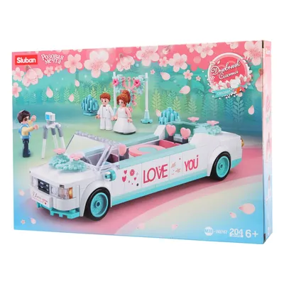 Конструктор SLUBAN Розовая мечта Свадебный лимузин M38-B0767 купить в  интернет-магазине Детский мир