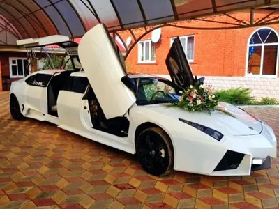 Аренда лимузина на свадьбу Киев Lamborghini Reventon белая - LuxTransfer  Ukraine