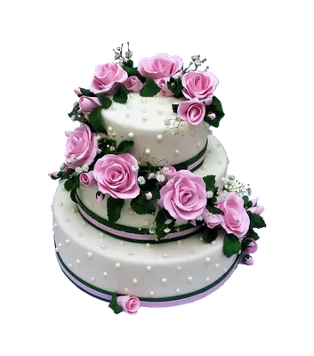 Торт свадебный трехъярусный на подставке на заказ в Москве -свадебный торт  3 ярусный от компании Венский Цех