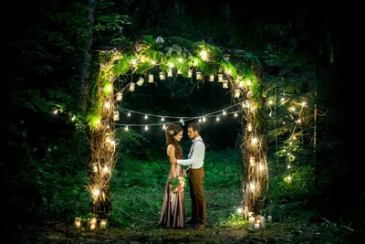 Свадьба в лесу - фото и картинки: 34 штук