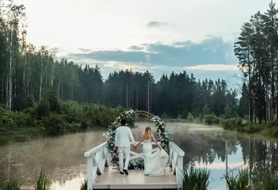Свадьба в лесу фото