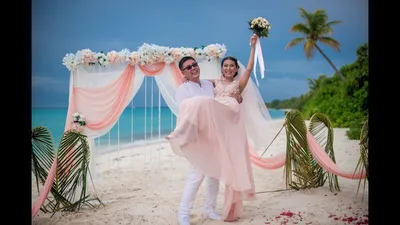 Свадьба за границей . Свадьба на Мальдивах ПА - YouTube