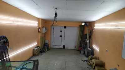 Освещение в гараже для покраски - YouTube