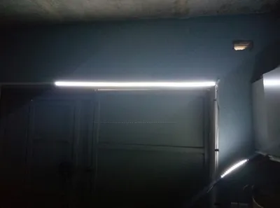 Освещение в гараже светодиодной лентой | Пикабу