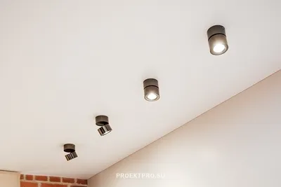 Светильники под натяжные потолки фото