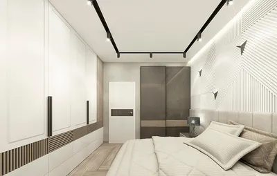 Спальня 24 — светлая спальня, проект мебели на заказ, фабрика мебели Сезам