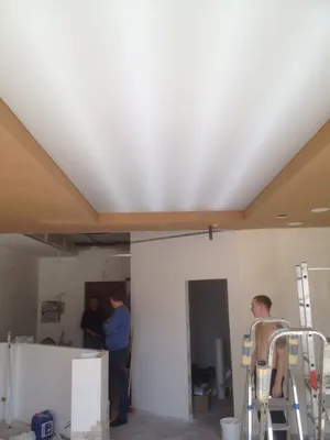 Как сделать равномерно светящийся натяжной потолок