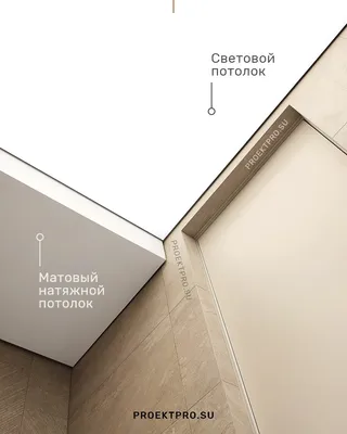 Световой потолок в ванной комнате - фото, цена, монтаж
