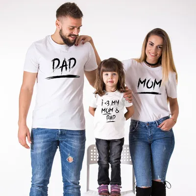 Семейные футболки фото