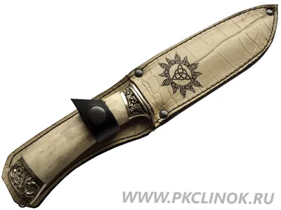 Купить недорого с доставкой авторский славянский нож Солнцеворот