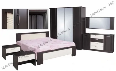 Спальня Изола РГН венге — купить со склада в интернет магазине мебели
