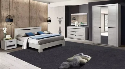 Спальня Лючия бетон пайн белый/венге купить в Москве недорого -  характеристики, фото и отзывы