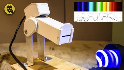 🔥 Spectrometer made from a smartphone or web camera - YouTube