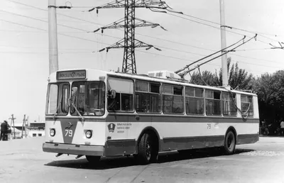Самарканд, ЗиУ-682Б № 79; Самарканд — Старые фотографии — троллейбус — Фото  — Городской электротранспорт