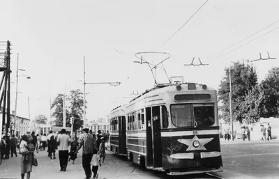 Самарканд, КТМ-1 № 06; Самарканд — Старые фотографии — трамвай — Фото —  Городской электротранспорт