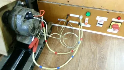 Homemade generator test bench - YouTube