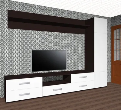 TV wall in the hall | Tv wall, Tv wall unit, Tv wall decor