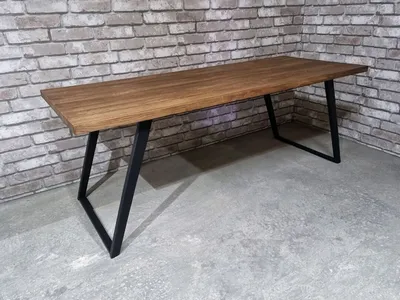 Купить Обеденный Стол Лофт из дуба DINNING TABLE D-01 | Мебель в Стиле Лофт  - EasyLoft