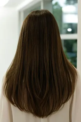 Стрижка полукругом на длинные волосы (48 лучших фото)