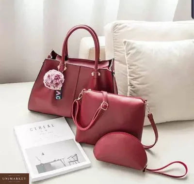 Женская Сумка + сумка клатч 3 в 1 купить в онлайн магазине - Unimarket
