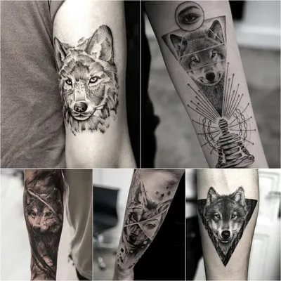 Фото волк тату эскиз 13.09.2019 №019 - wolf tattoo sketch - tattoo-photo.ru  - tattoo-photo.ru