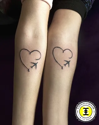 Парные ТАТУ. Одна на двоих ^_^ | _TATTOO8ROOM _ | Дзен