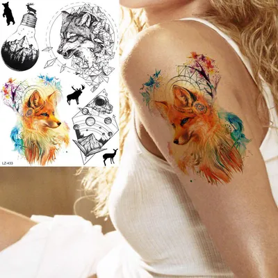 Татуировка Лисы: фото тату, значение, эскизы, цены