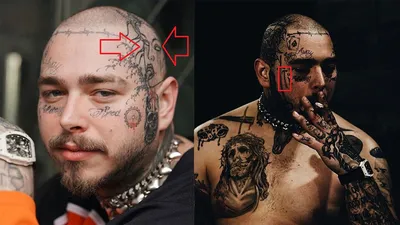 Татуировки Post Malone - значение и символизм - TATUXA