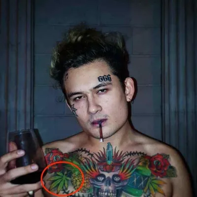 Моргенштерн стал фигурантом дела о пропаганде наркотиков из-за татуировки |  Пикабу