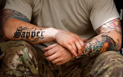 Татуировки для мужчин армейские (79 фото)