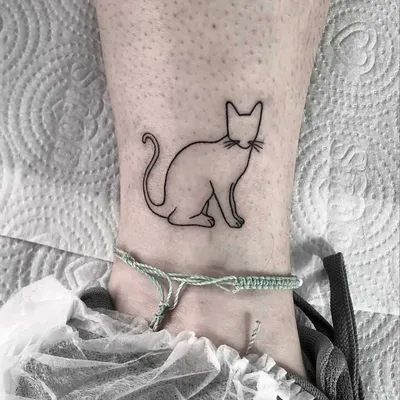 Татуировки кошка ❤️ значение, фото, эскизы и примеры