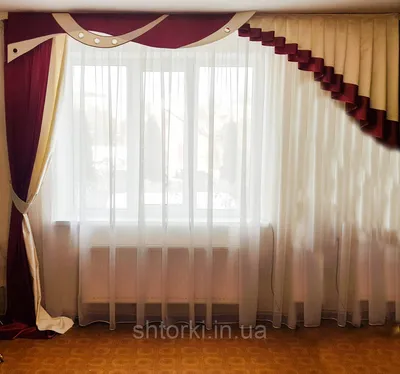 Жесткий ламбрекен Стайлиш бордо ,3м, цена 3311 грн — Prom.ua (ID#1338158035)