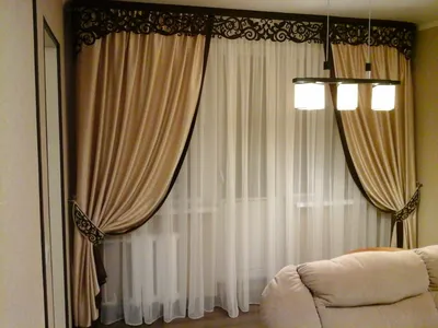 Ламбрекены для спальни - создаём красивые шторы