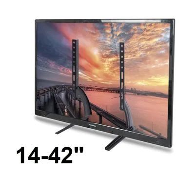 Кронштейн для телевизора на стол V-Star D701 TV01 14\"-42\" подставка для  телевизора, стойки крепление vesa (GK), цена 530 грн — Prom.ua  (ID#1538741354)