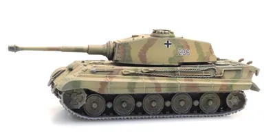 Gebo Figuren - 1/72 Meta Tiger II Ausf. C Turm mit 105mm l-68 Flak