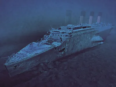 Титаник на дне океана - Creative Photos for Business and Human Development
