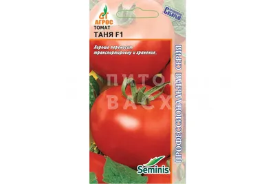 Томат Таня F1 семена 10шт купить пакетированные семена помидор | Питомник  ВАСХНиЛ