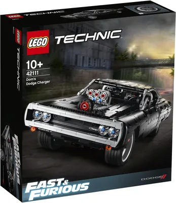 Конструктор LEGO® Technic Dodge Charger Доминика Торетто 42111, 1077 шт. -  1a.lt