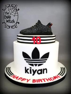 Adidas Shoe Cake | Boys 16th birthday cake, Cake, Boy birthday cake