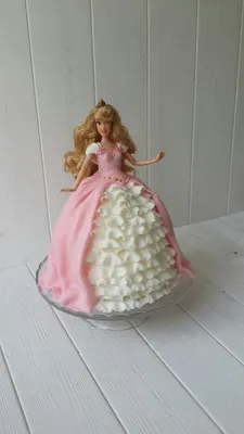Для души и от души ...: Barbie cake (торт \"Барби\")