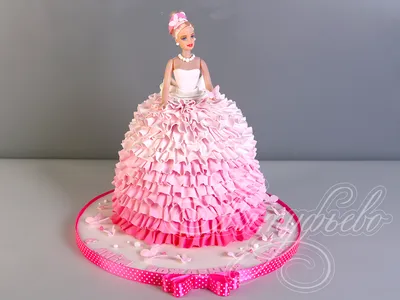 Торт кукла Барби | Свадебные торты, Детский день рождения декор, Фигурки на  торт