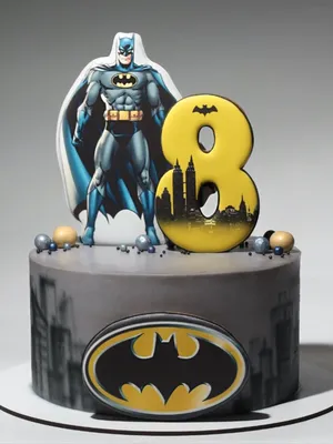 Торт \"Бэтмен\" Киев | Bolos de superhomem, Bolos de aniversário batman,  Festas de aniversário batman