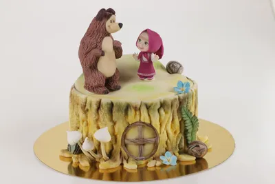 Торт «Маша и медведь» из крекеров, рецепт с фото и видео — Вкусо.ру