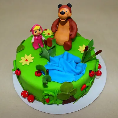 ᐉ Купить торт \"маша и медведь\" в Астане (Нур-Султан) — Интернет-магазин  AstanaZakazBuketov