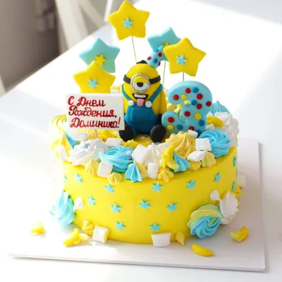 Торт Миньон детский торт на 2 года заказать с доставкой в СПб на дом