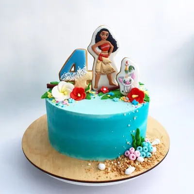 Тортик по мотивам мультика \"Моана\" Классные пряники получились у  @irinka.pavlovskaya , петушок такой забавный он нас покорил За… | Cake,  Birthday cake, Cake cookies